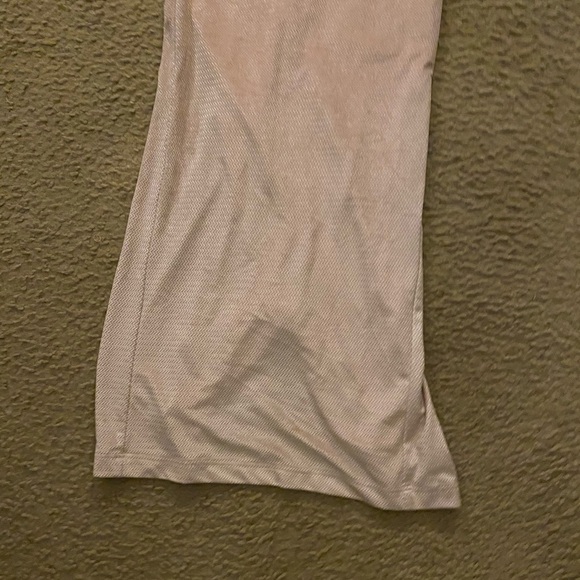 Michael Costello x REVOLVE Velvet Chevron Blush Pink CutOut Maxi Dress XXS - Picture 5 of 13